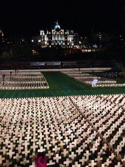 Edinburgh garden of remembrance