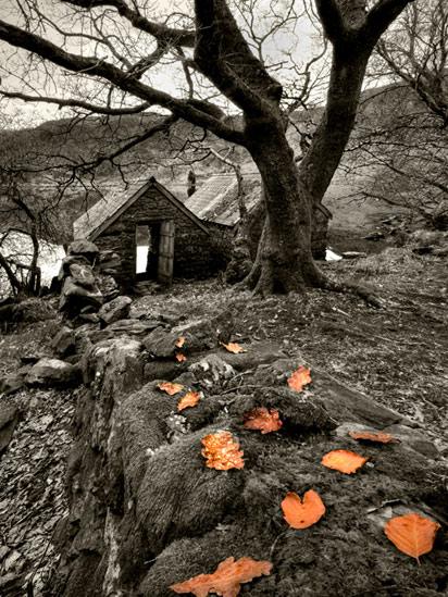 Old boat house at Llyn Dinas, Beddgelert