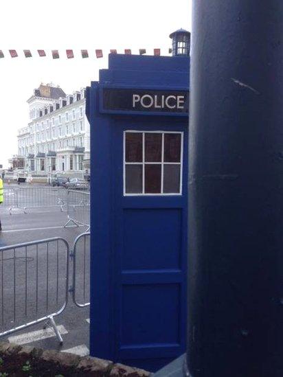 Tardis in Llandudno