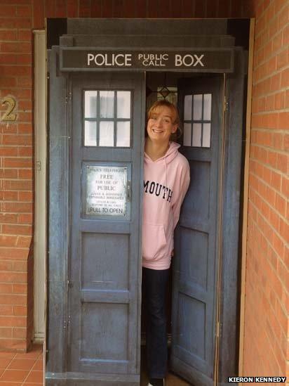 Tardis door. Photo: Kieron Kennedy