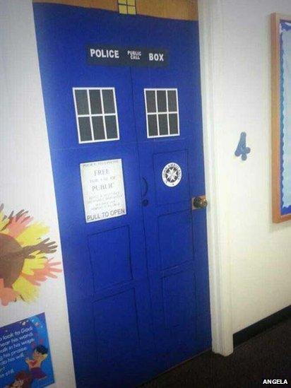 Tardis door. Photo: Angela