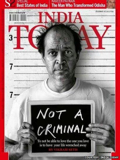 Vikram Seth on India Today magazine cover