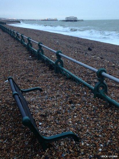 Shingle on Brighton seafront