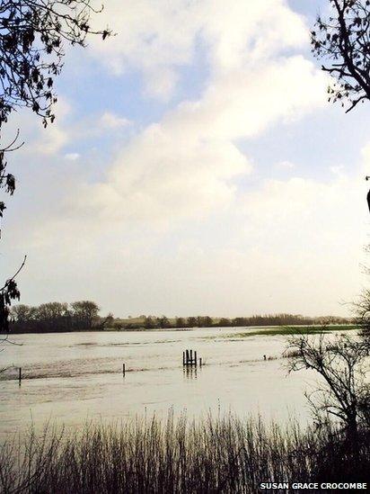 The Stour in Dorset (taken by Twitter user Susan Grace Crocombe)