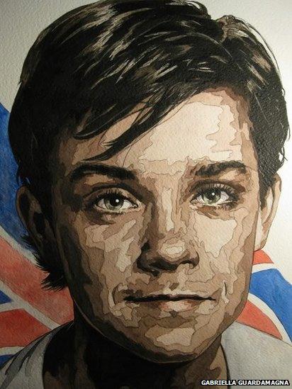 Robbie Williams painting