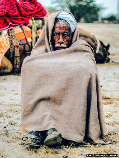 Fort Derawar, close to a small city, Bahawalpur, in Pakistan