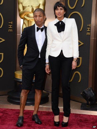 Pharrell Williams and Helen Lasichanh