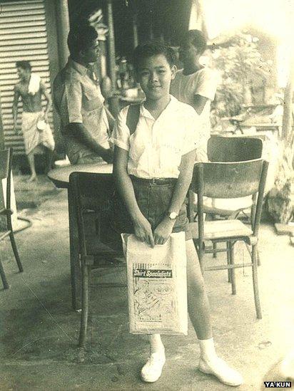 Adrin Loi as young boy