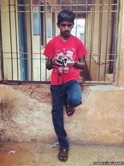 Buddhaprakash Datta (16), a student of class 10, is one of the thousands of videographers employed by the election commission to record the activities at polling booths across the country.