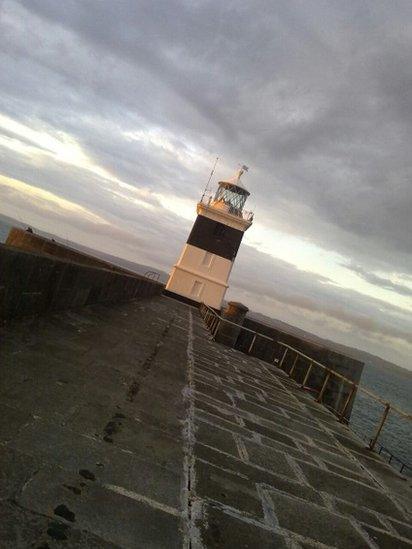 Holyhead's breakwater lighthouse