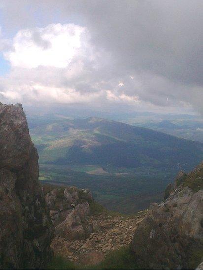 The view from Cadair Idris