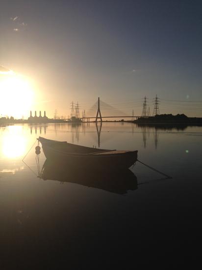 Sunset on the River Dee