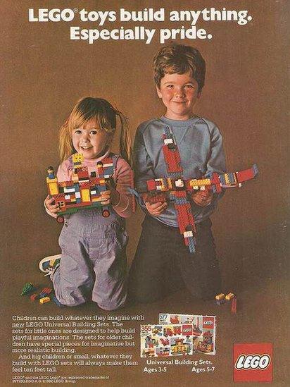 An early Lego advert