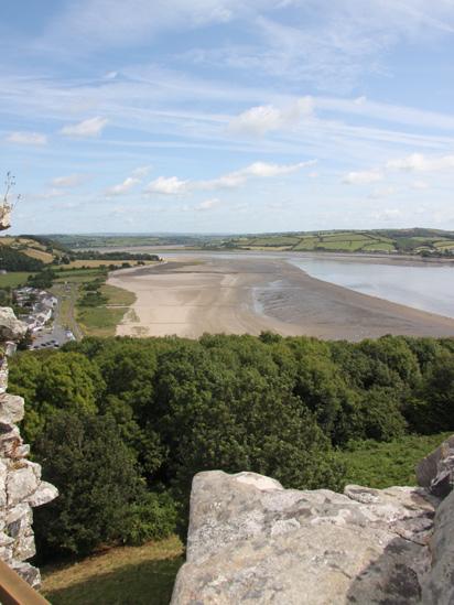 The Tywi Estuary as seeen from Llansteffan Castle