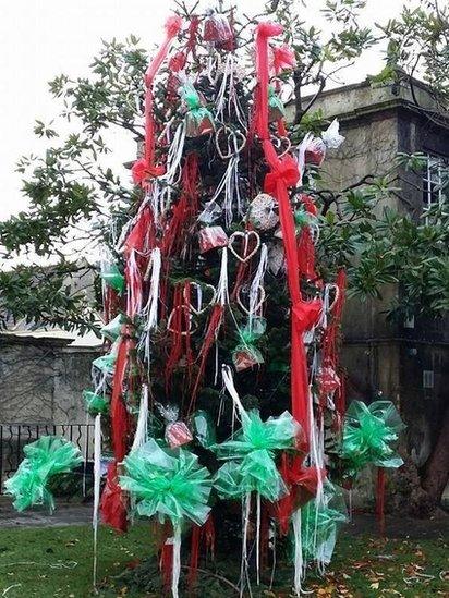 Bradford-on-Avon's Christmas tree