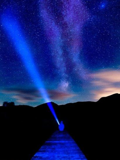 The Milky Way over Llyn Cwellyn, Snowdonia