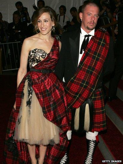 McQueen with Sarah Jessica Parker