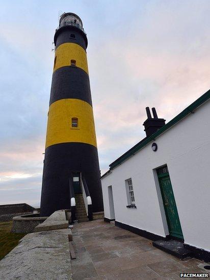 The lighthouse at St John's Point