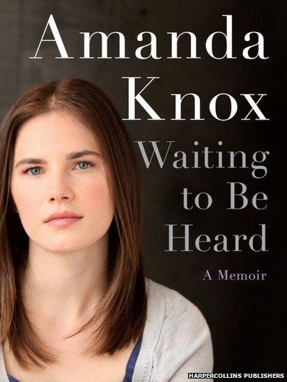 This image courtesy of HarperCollins Publishers shows the book cover for "Waiting to be Heard", A Memoir by Amanda Knox.