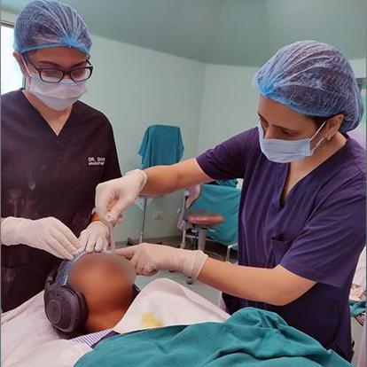 A pilot on eight patients led to a full trial of 56 adults randomly assigned to two groups 