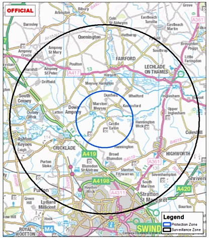 Defra map