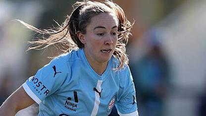 Laura Hughes in action for Melbourne City 