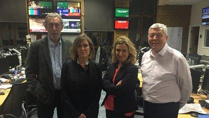 Michael Rosen, Cerys Matthews, Miranda Green and Alan Johnson