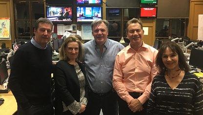 Peter Hooton, Miranda Green, Ed Balls, Michael Porillo and Arlene Phillips