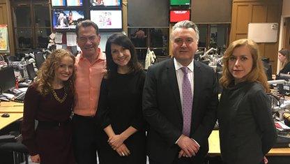 Kate Williams, Michael Portillo, Liz Kendall, John Nicolson and Agnes Poirier