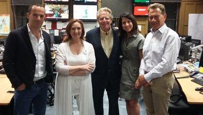 Martin Lewis, Suzanne Evans, Jerry Springer, Liz Kendall and Michael Portillo