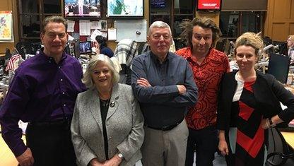 Michael Portillo, Ann Widdecombe, Alan Johnson, Milton Jones and Miranda Green