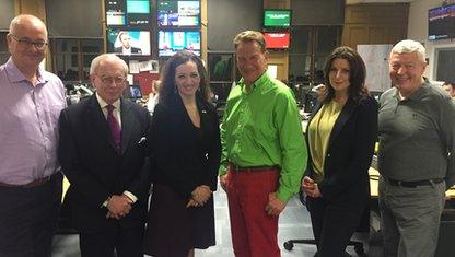 Iain Dale, David Starkey, Tasmina Sheika, Michael Portillo, Rachel Shabi and Alan Johnson