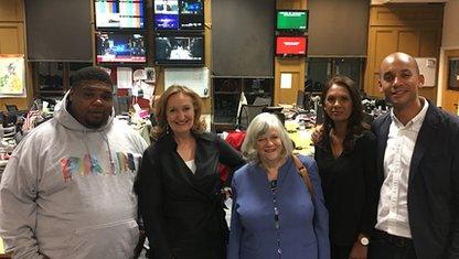 Big Narstie, Suzanne Evans, Ann Widdecombe, Gina Miller and Chuka Umunna