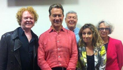 Mick Hucknall, Michael Portillo, Alan Johnson, Miranda Green and Bea Campbell