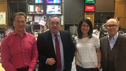 Michael Portillo, Ales Salmond, Liz Kendal and David Rodigan