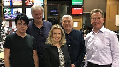 Gary Numan, Tim Martin, Miranda Green, Alan Johnson, and Michael Portillo