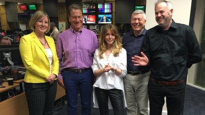 Hannah Bardell, Michael Portillo, Stacey Dooley, Alan Johnson and Tim Marshall