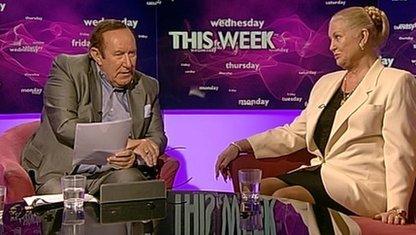 Andrew Neil and Kim Woodburn