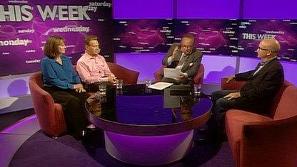 Jacqui Smith, Michael Portillo, Andrew Neil and Alex Gibney