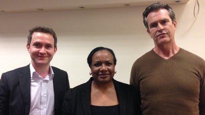 Douglas Murray, Diane Abbott and Rupert Everett