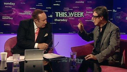 Andrew Neil and Hank Marvin