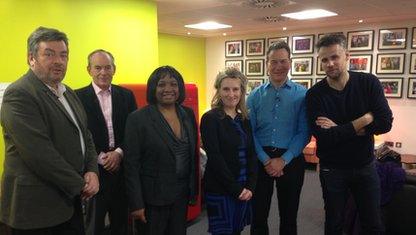 David Aaronovitch, Simon Jenkins, Diane Abbott, Miranda Green, Michael Portillo and Richard Bacon