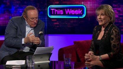 Andrew Neil and Esther Rantzen