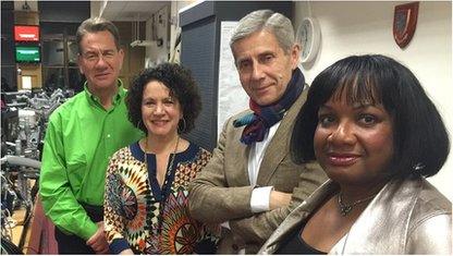 Michael Portillo, Susie Essman, Stuart Rose and Diane Abbott