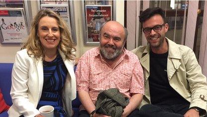 Miranda Green, Andy Hamilton and Jolyon Rubinstein