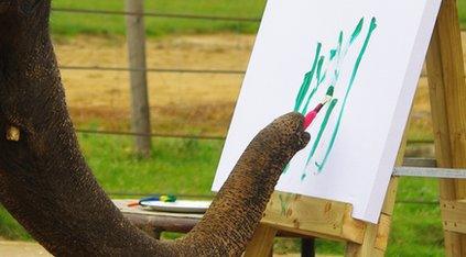 Painting elephant