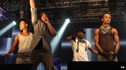 JLS performing