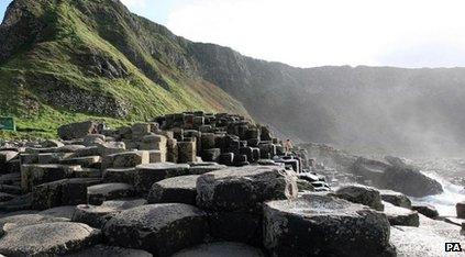 Giant's Causeway in Northern Ireland