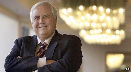 Billionaire Clive Palmer