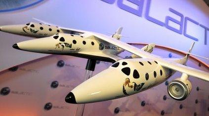 Model of the Virgin Galactic